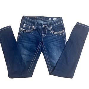 Miss Me Jeans Skinny Dark Wash je5453s4r Skinny Jeans Size 24